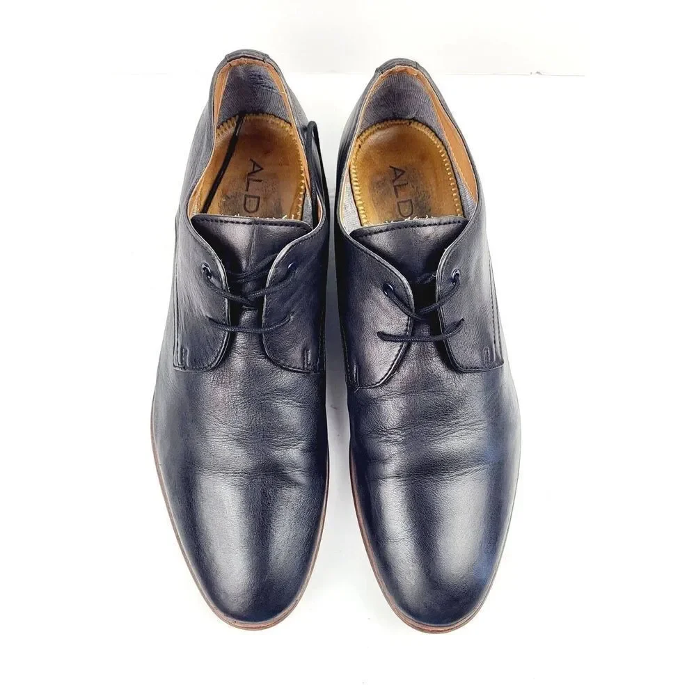 Aldo‎ Men's Soft Leather Lace-Up Dress shoe - Size 13